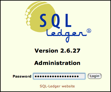 SQL-Ledger Login
